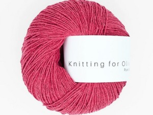 Włóczka  Knitting For Olive Pure Silk rasberry red