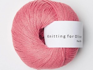 Włóczka  Knitting For Olive Pure Silk rasberry pink