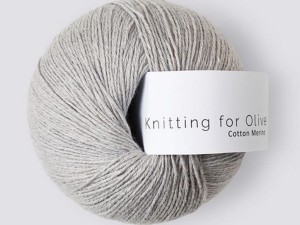 Włóczka  Knitting For Olive  Cotton Merino Pearl Gray