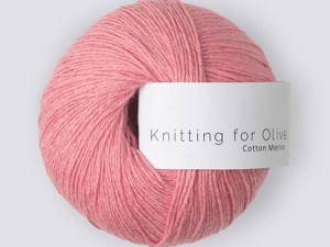 Włóczka  Knitting For Olive  Cotton Merino Strawberry Ice Cream