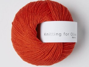 Włóczka  Knitting For Olive Merino blood orange