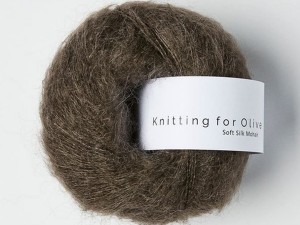 Włóczka  Knitting For Olive Soft Silk Mohair dark moose