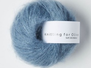 Włóczka  Knitting For Olive Soft Silk Mohair dove blue