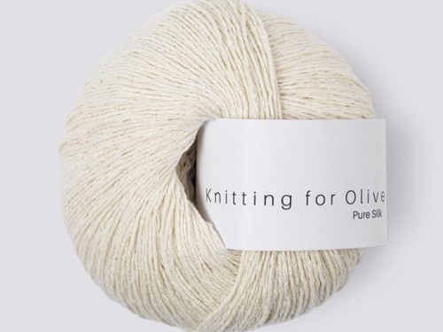 Włóczka  Knitting For Olive Pure Silk undyed