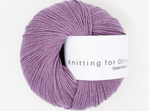 Włóczka  Knitting For Olive  Cotton Merino Artichoke Purple