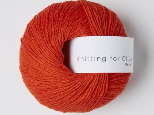 Włóczka  Knitting For Olive Merino blood orange