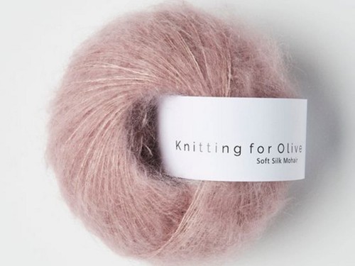 Włóczka  Knitting For Olive Soft Silk Mohair dusty rose