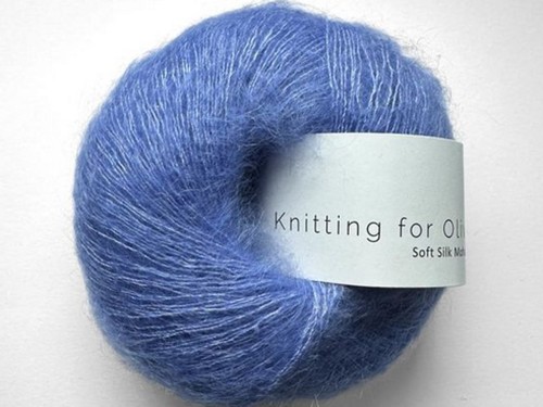 Włóczka  Knitting For Olive Soft Silk Mohair lavender blue
