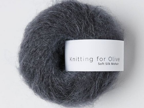 Włóczka  Knitting For Olive Soft Silk Mohair midnight