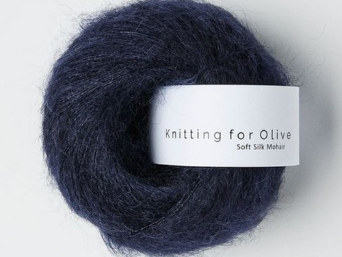Włóczka  Knitting For Olive Soft Silk Mohair navy blue
