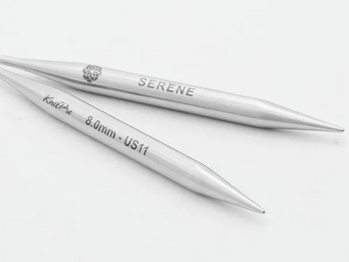 Druty metalowe długie 6.00 mm do łączenia z żyłką MINDFUL  KnitPro