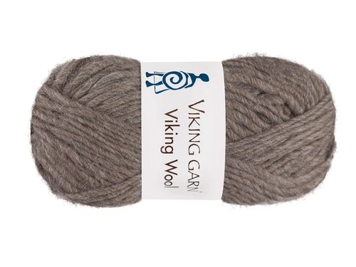 Włóczka Viking Garn viking wool ciemny beżowy melanż melanż 509