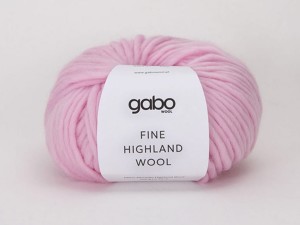 Włóczka Gabo Wool Fine Highland Wool mglista peonia 2520