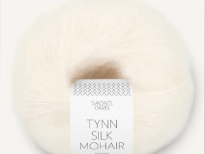 Włóczka Sandnes Garn Tynn Silk Mohair biały 1001