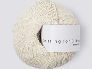 Włóczka  Knitting For Olive Pure Silk undyed