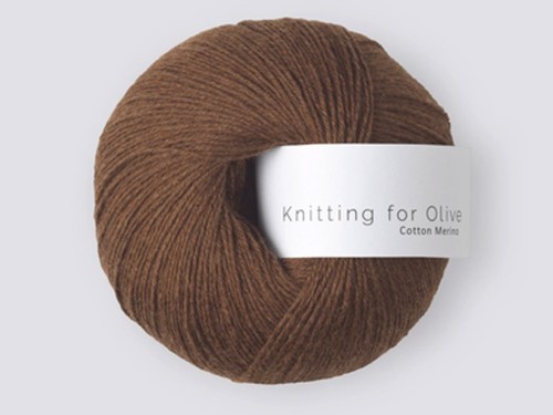 Włóczka  Knitting For Olive Pure Silk dark cognac