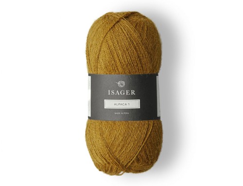 Włóczka Isager Alpaca 1  kol. 3 musztardowy