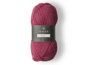 Włóczka Isager Alpaca 1  kol. 17 malinowy róż