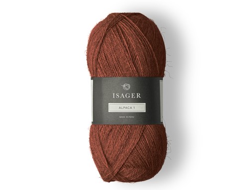 Włóczka Isager Alpaca 1  kol. 33 rdza