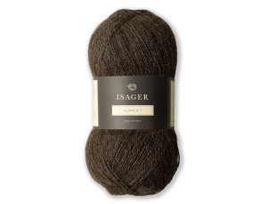 Włóczka Isager Alpaca 1  kol. 34 ciepły brąz