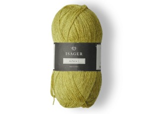 Włóczka Isager Alpaca 1  kol.40 limonkowa zieleń