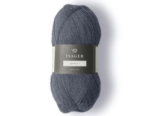Włóczka Isager Alpaca 1  kol.47 burzowy błękit