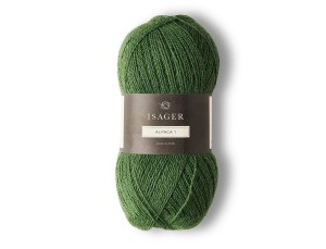 Włóczka Isager Alpaca 1  kol. 56 leśna zieleń