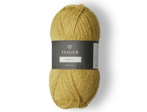 Włóczka Isager Alpaca 1  kol. 59 złocista kukurydza