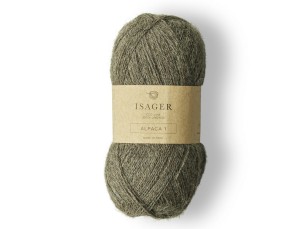 Włóczka Isager Alpaca 1  kol. E4s ciemny brązowo-szary