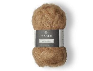 Włóczka Isager Silk Mohair  kol. 63  koniak
