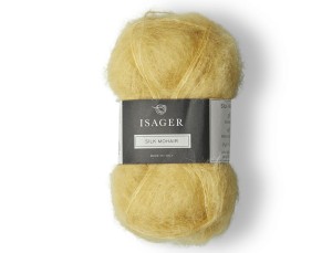 Włóczka Isager Silk Mohair  kol. 59 żółty