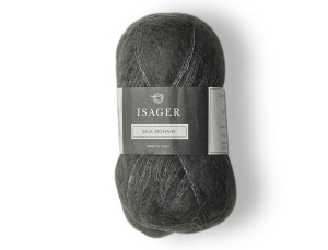 Włóczka Isager Silk Mohair  kol. 47 antracyt