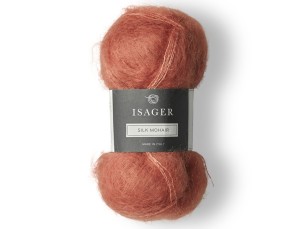Włóczka Isager Silk Mohair  kol. 28  sienna