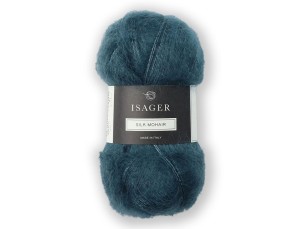Włóczka Isager Silk Mohair  kol. 16 petrol