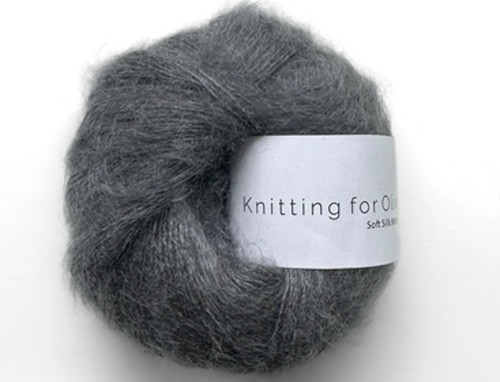 Włóczka  Knitting For Olive Soft Silk Mohair  thunder cloud