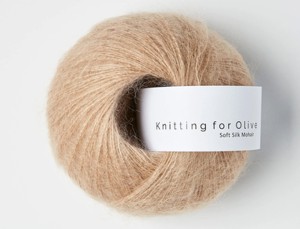 Włóczka  Knitting For Olive Soft Silk Mohair mushroom rose