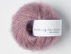 Włóczka  Knitting For Olive Soft Silk Mohair artichoke purple