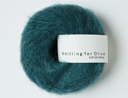 Włóczka  Knitting For Olive Soft Silk Mohair petroleum green