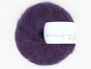 Włóczka  Knitting For Olive Soft Silk Mohair plum