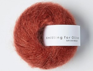 Włóczka  Knitting For Olive Soft Silk Mohair forest berry