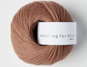 Włóczka  Knitting For Olive Merino brown nougat