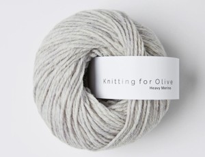 Włóczka  Knitting For Olive  Heavy Merino pearl gray