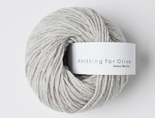 Włóczka  Knitting For Olive  Heavy Merino pearl gray