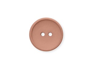 Guzik bawełniany  ISAGER 20 mm nougat
