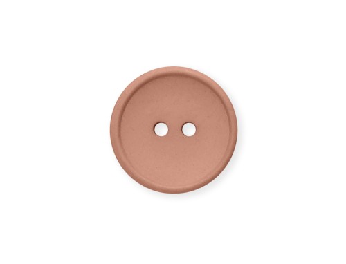 Guzik bawełniany  ISAGER 20 mm nougat