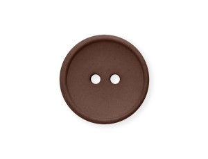 Guzik bawełniany  ISAGER 20 mm chestnut