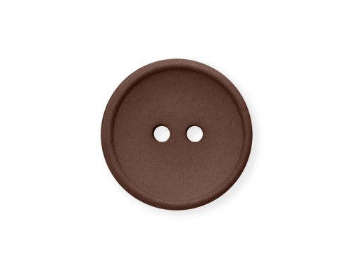 Guzik bawełniany  ISAGER 20 mm chestnut