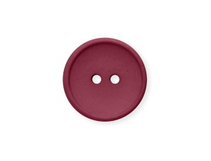 Guzik bawełniany  ISAGER 20 mm bordeaux