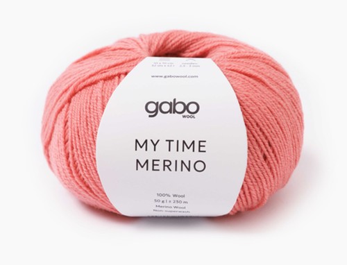 Włóczka Gabo Wool My Time Merino 9009 oralowy sorbet