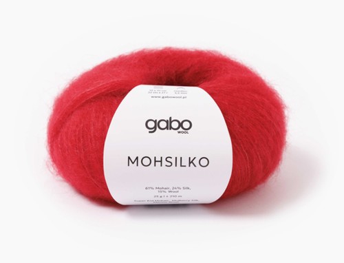 Włóczka Gabo Wool Mohsilko 4866 czerwony mak